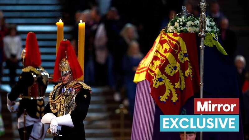 People with a "fixation" were kept away from the Westminster Hall memorial (Image: POOL/AFP via Getty Images)