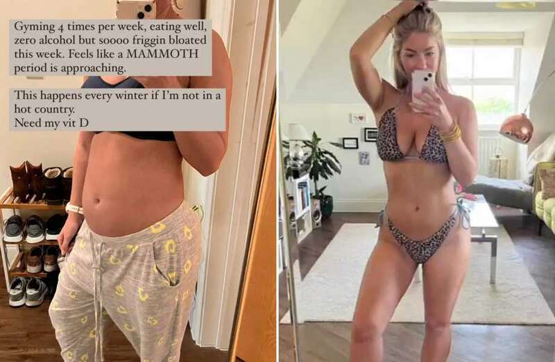 First Dates star Cici Coleman shows off 'pregnant' stomach after body transformation