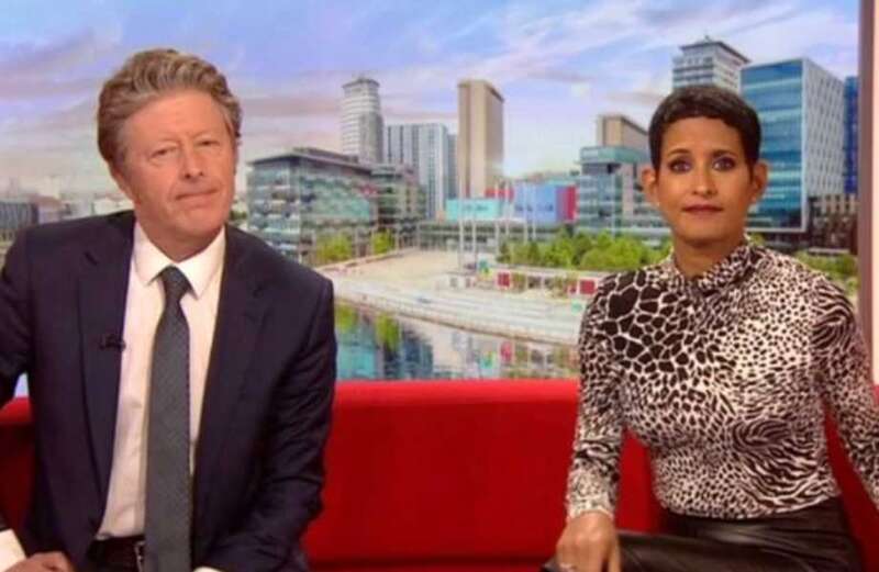 BBC Breakfast's Naga Munchetty warns Charlie Stayt to 'calm down' three times