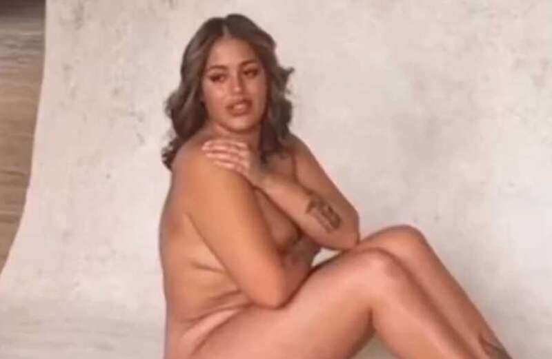 Love Island’s Malin Andersson strips totally naked in throwback shoot