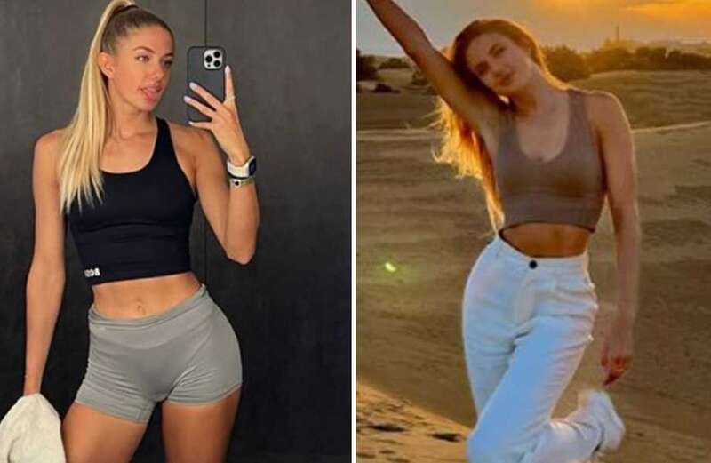 Alica Schmidt looks sensational in tiny crop top while on desert break