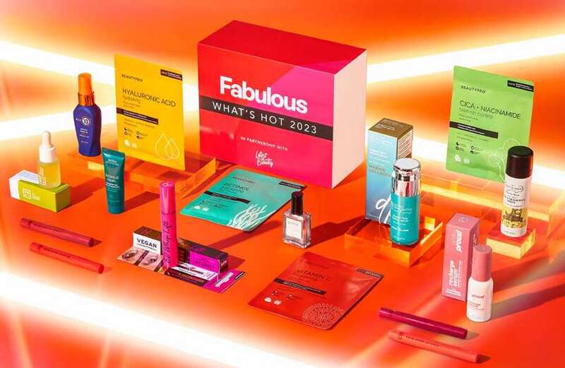 Fabulous’ What’s Hot 2023 beauty box – get £206 worth of beauty for just £36