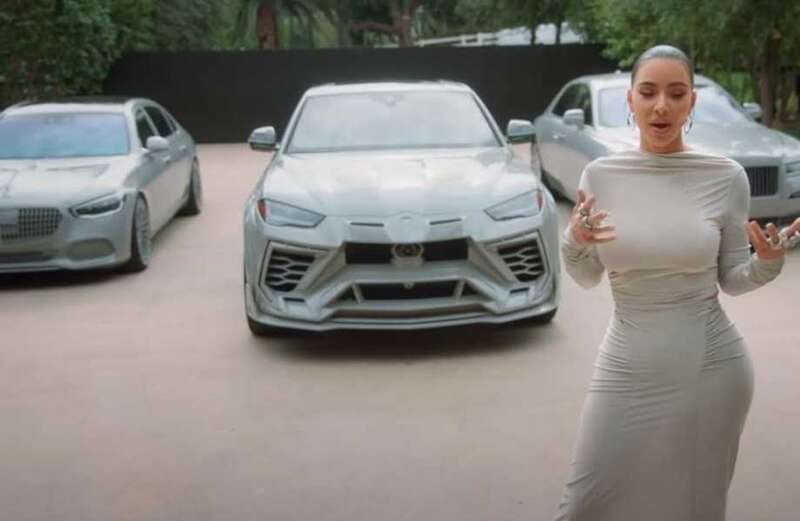 Kim Kardashian spent $100k painting her car collection the same colour