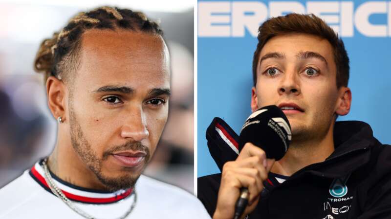 Lewis Hamilton and George Russell got along well last year (Image: Getty Images)