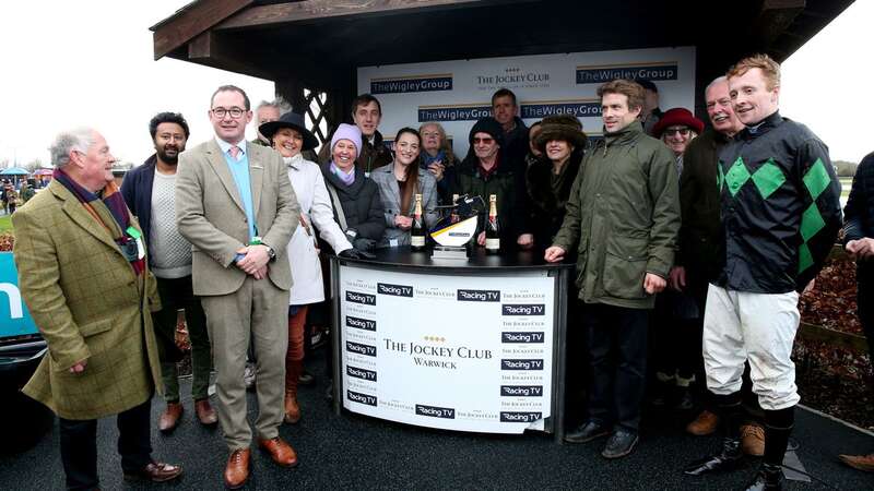 Members of Diamond Racing celebrate Iwilldoit