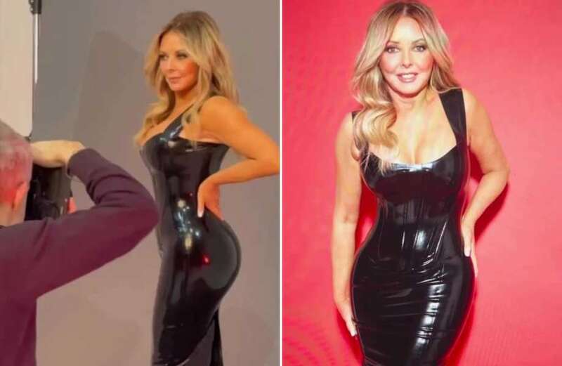 Carol Vorderman wows in behind the scenes pics from fabulous magazine shoot