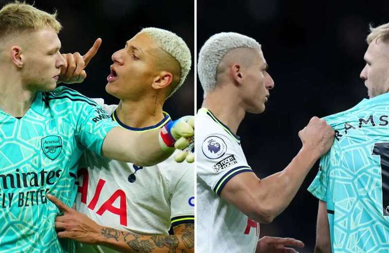 Richarlison blasts 'disrespectful' Ramsdale despite being kicked by Spurs fan