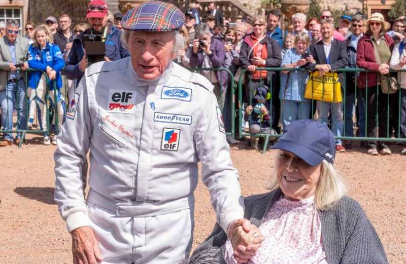 F1 hero Jackie Stewart gives health update on dementia-stricken wife Helen