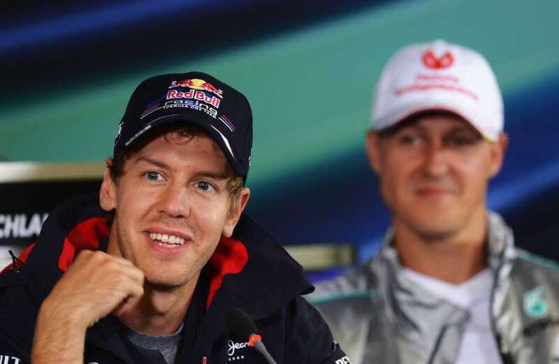 F1 fans 'crying' as Vettel shares picture of Schumacher