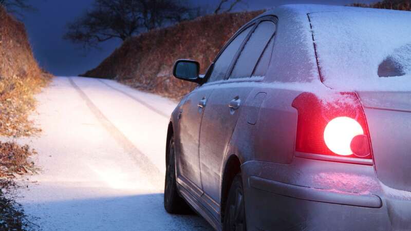 If you drive over black ice, there