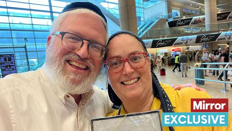 Judy Freud with husband Chaim were fly from Tel Aviv to New York via London (Image: Supplied)