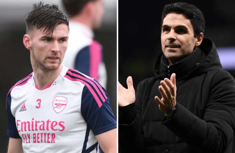 Kieran Tierney on Arsenal Premier League dream as he hails boss Mikel Arteta