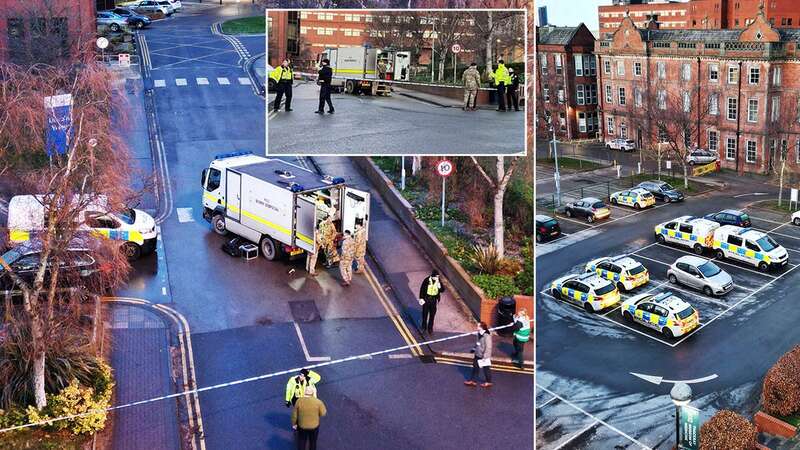 Counter-terror police arrest man after patients evacuated in hospital bomb scare