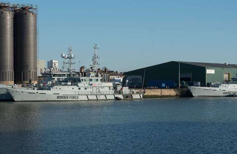 Three of Britain's five Border Force boats are out of action