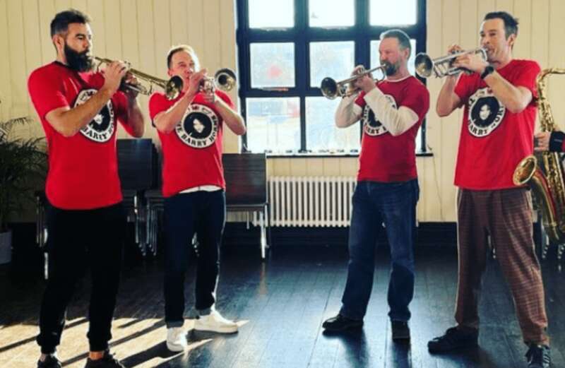 Celtic legend joins band and is spotted playing the trumpet on TV show