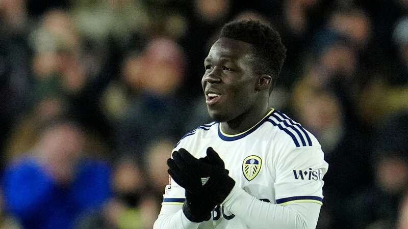 Wilfried Gnonto is in sensational form for Leeds (Image: Jon Super/AP/REX/Shutterstock)