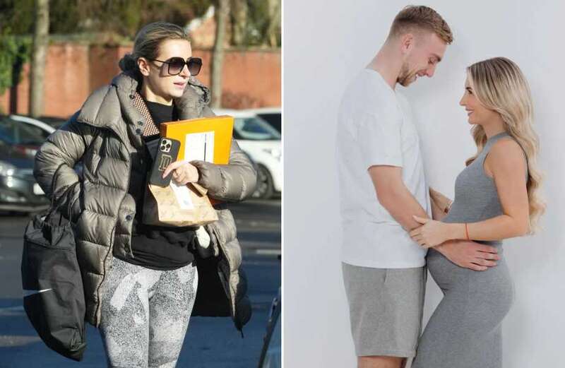 Pregnant Dani Dyer pictured for the first time since announcing baby news