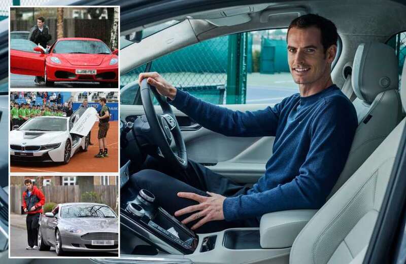 Inside Andy Murray's car collection including Ferrari and Aston Martin