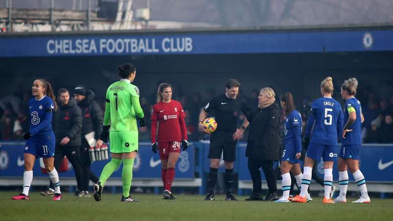 Chelsea v Liverpool is abandoned after only six minutes of play. (Image: Pedro Soares/SPP/REX/Shutterstock)