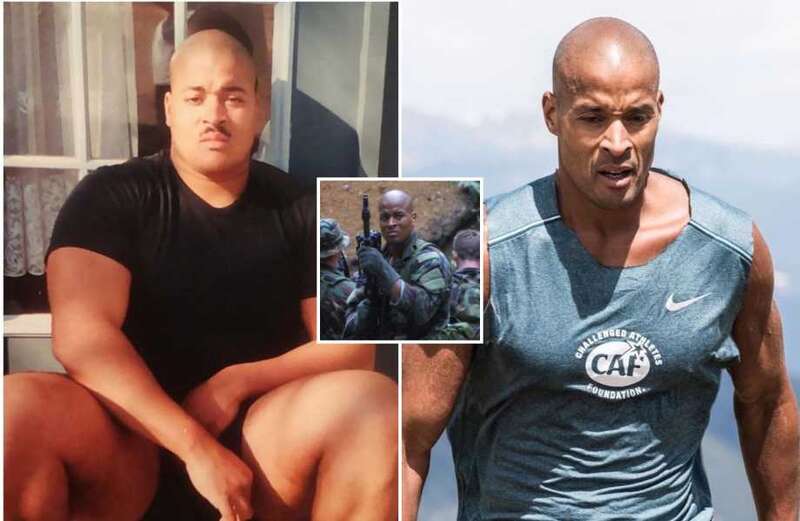 David Goggins is unrecognisable before transforming into Navy Seal