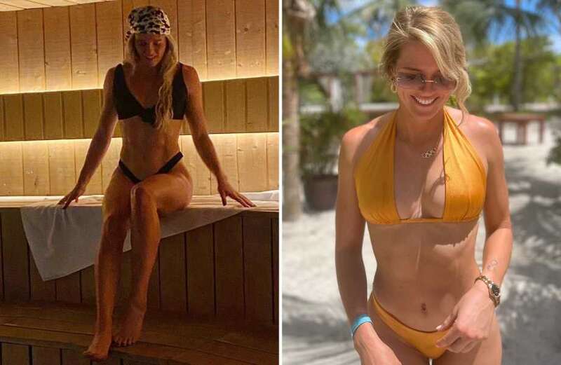 Olympic pole vaulter Alysha Newman shows off incredible body in the sauna