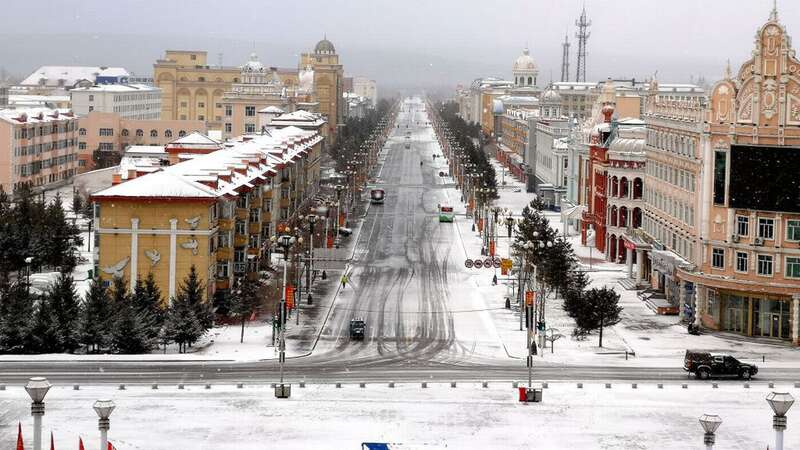 Mohe City is in north China (Image: Future Publishing via Getty Images)