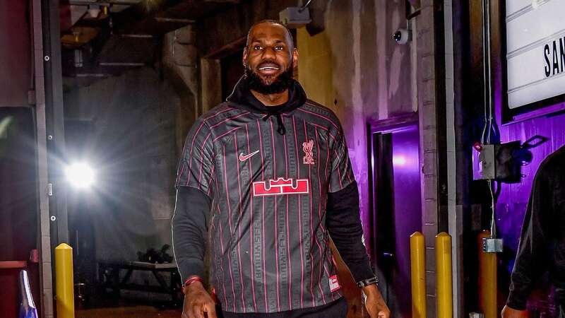 LeBron James was seen in the brand new leaked Liverpool shirt