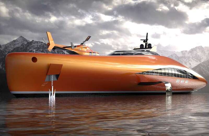 Inside insane £70million ‘flying’ yacht with huge wings to glide above the sea