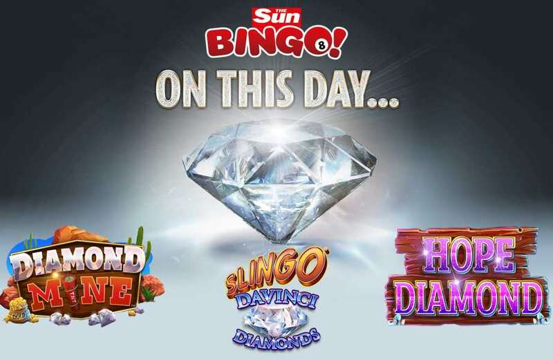 Play Sun Bingo’s gem slots on the anniversary of the Cullinan Diamond