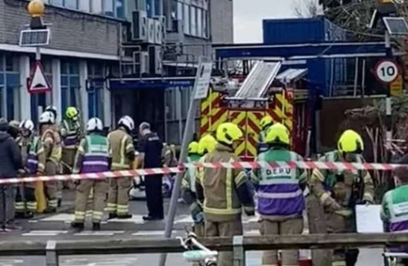 Chemical spill triggers evacuation at hospital as fire crews rush to scene