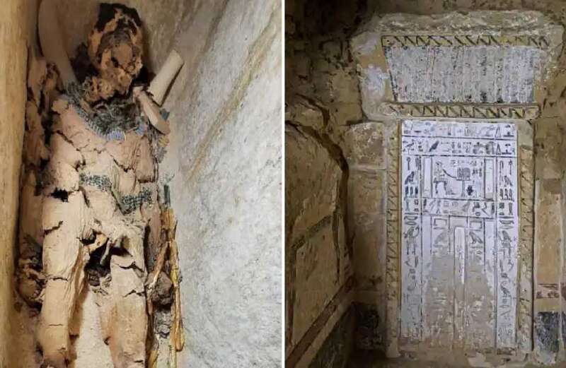 Mysterious Ancient Egyptian tombs uncovered containing 'golden mummy'