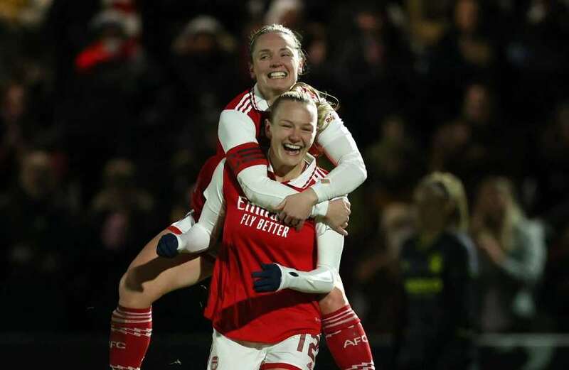 Maanum nets as Gunners set up Conti Cup semis clash with Man City