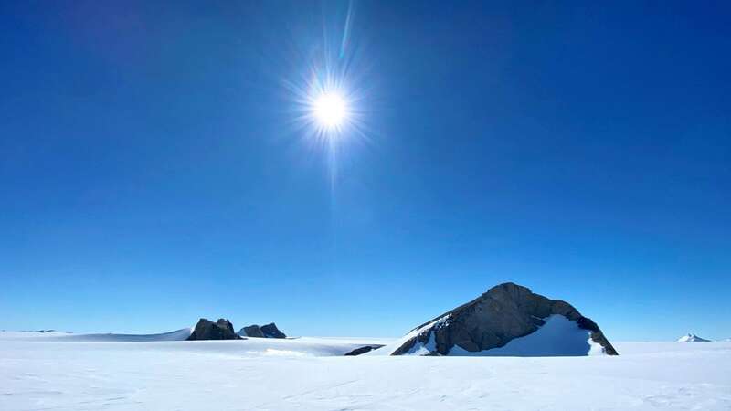 The huge meteorite was found in been in Antarctica (Image: Courtesy of Maria Valdes / SWNS)