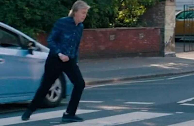 Paul McCartney nearly run over by Uber driver on iconic Abbey Road crossing