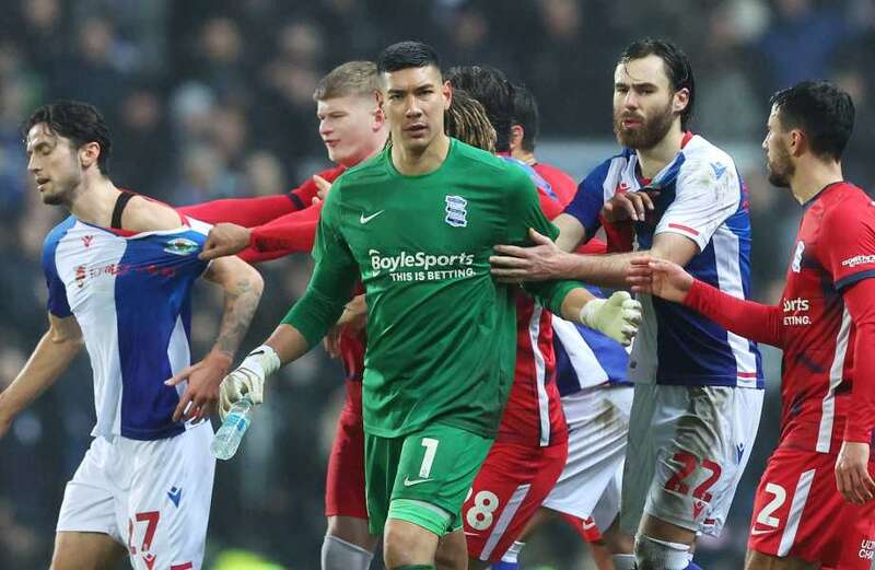 Birmingham ace Neil Etheridge ‘shaken up’ by alleged racist abuse vs Blackburn