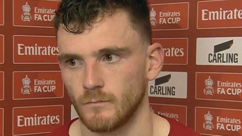 Liverpool defender Andy Robertson (Image: ITV Sport)