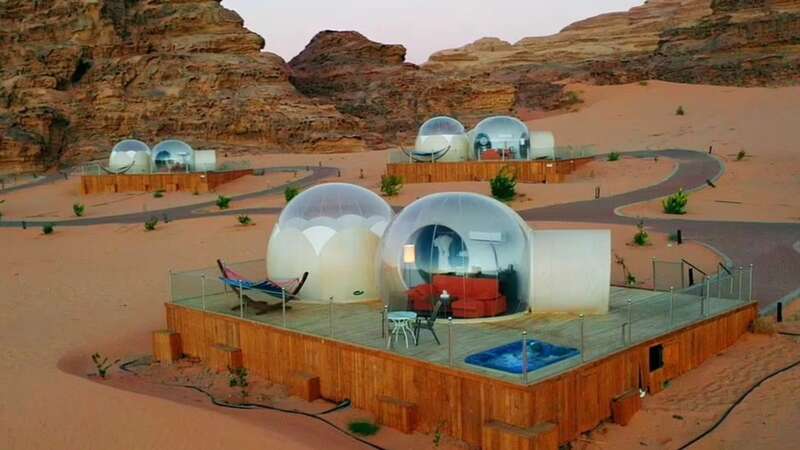 Wadi Rum Bubble Loxotel in Jordan (Image: Channel 4)