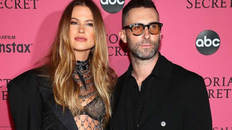 Adam Levine and Behati Prinsloo 