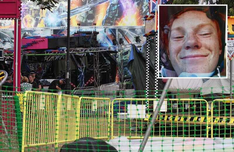 Boy, 14, killed after being crushed by mechanical arm of fairground ride