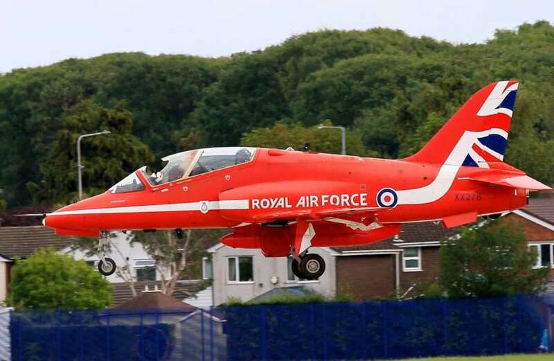 Red Arrows pilot issues emergency alert after bird smashes into plane