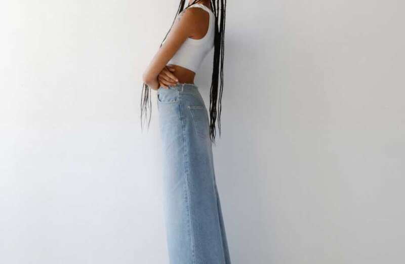 Mango has launched a recycled denim collection and we're obsessed