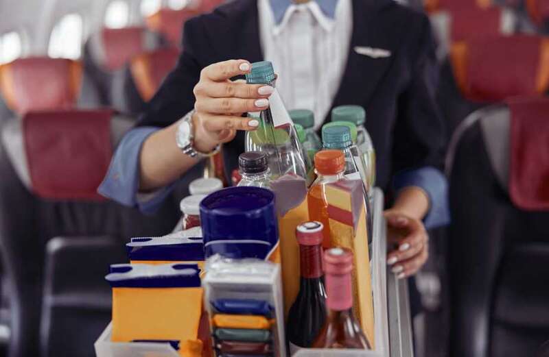 The free drink you should never choose on a plane, according to flight crew