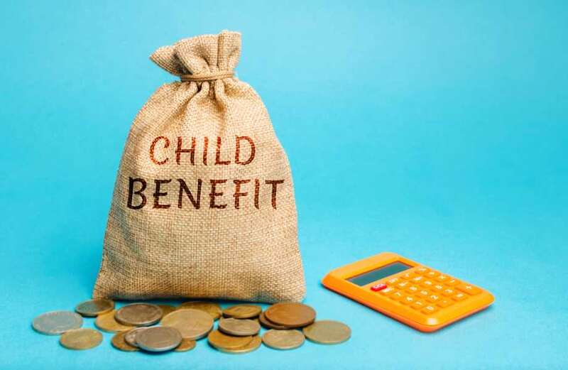 How long does child benefit take to claim, and is it means-tested?