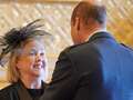 Birds Of A Feather star Pauline Quirke makes rare public appearance to receive MBE from Prince William