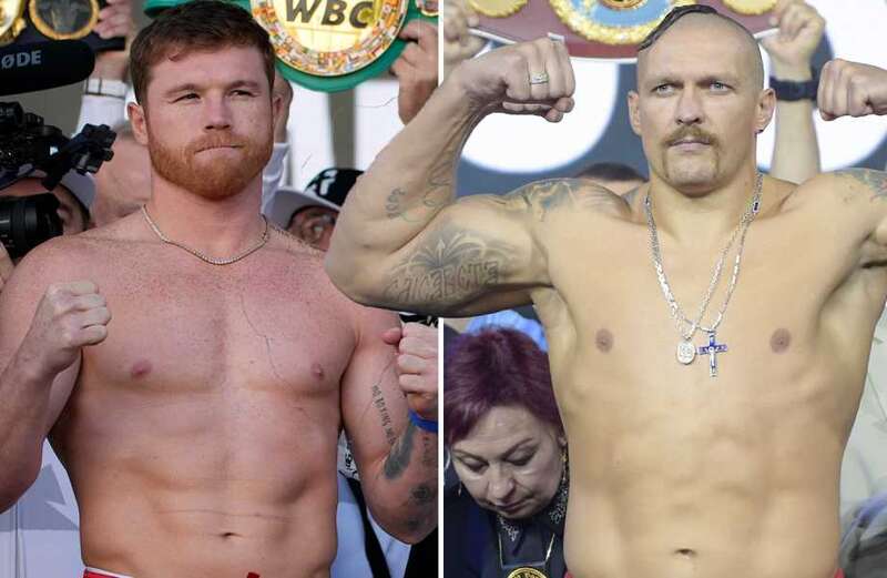 Canelo would fight heavyweight champ Usyk despite FOUR STONE weight difference