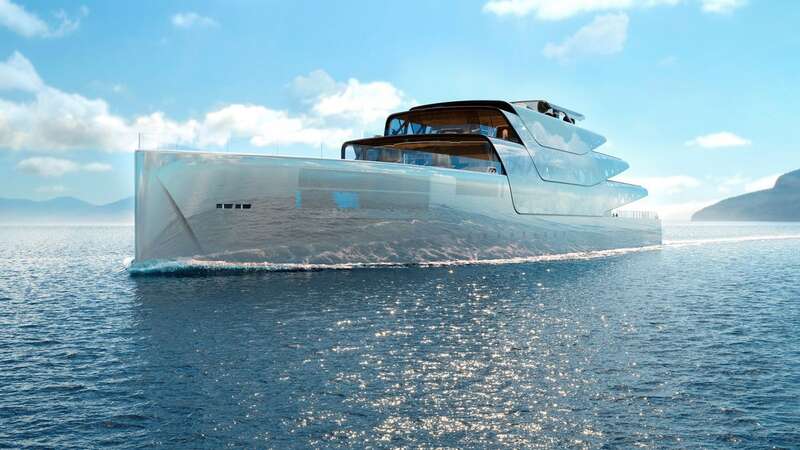 A new superyacht has been designed to be virtually invisible (Image: © Jozeph Forakis / SWNS)