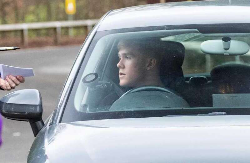 Chelsea ace Hall signs autographs as team-mates arrive in luxury Lamborghinis