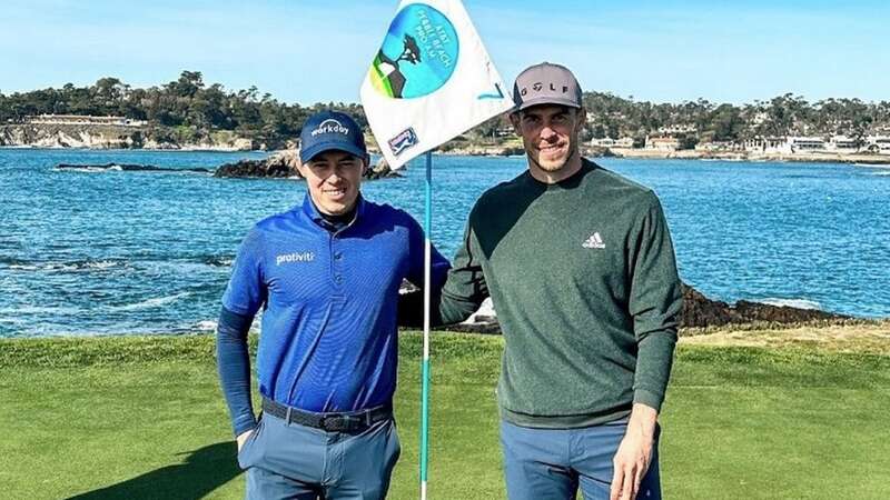 Matthew Fitzpatrick shared a joke with Gareth Bale