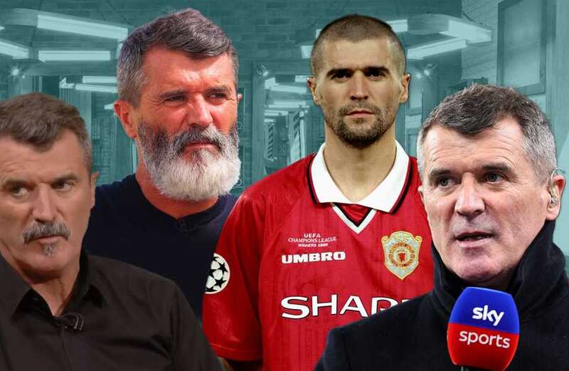 Keane's bearded looks, from bushy caveman to smooth moustached pundit