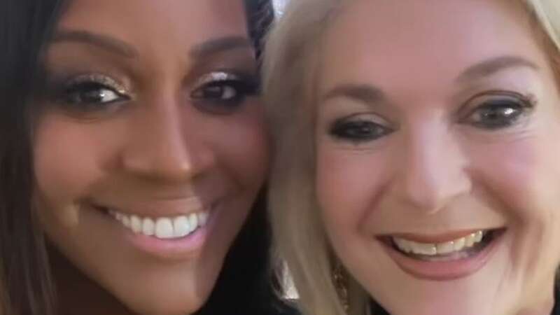 Vanessa Feltz parties at Alison Hammond